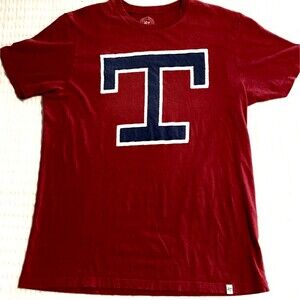 '47 Brand Texas Rangers Embroidered "T" Men's Shirt Small